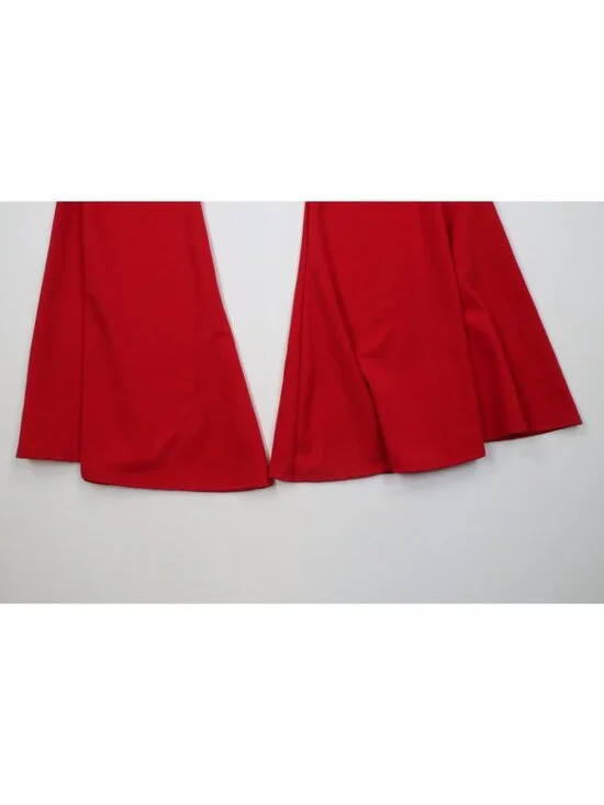 Deadstock Vintage 90s Y2K Babydoll Womens Medium Flared Bell Bottoms Pants USA - Picture 10 of 10